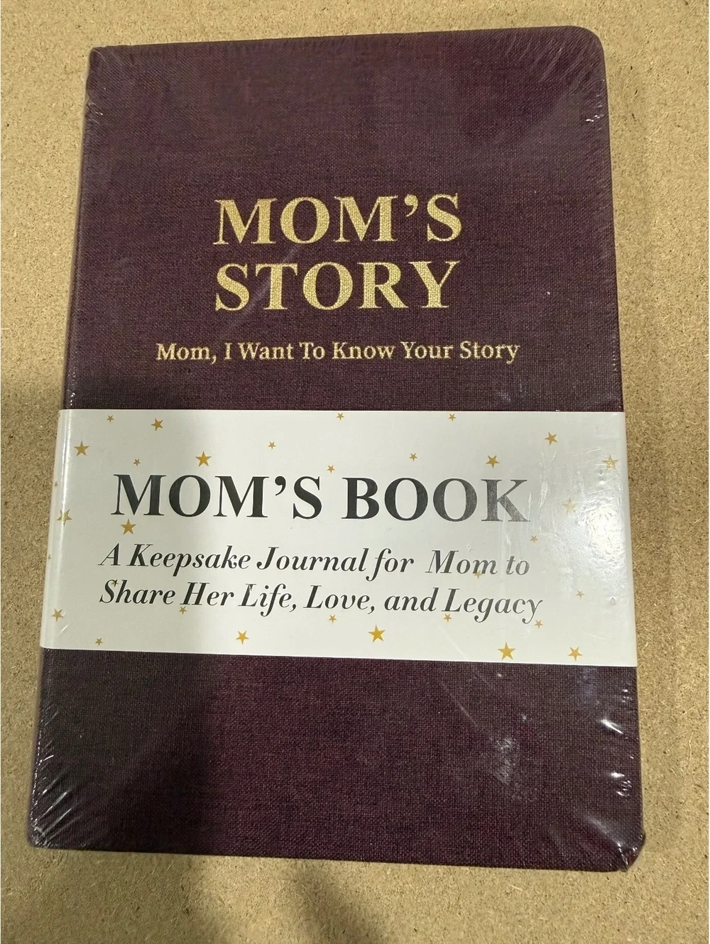 Mom's Story Keepsake Journal - Burgundy
